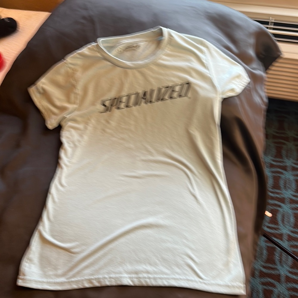 Specialized Large short sleeve biking shirt size large, fits more like medium